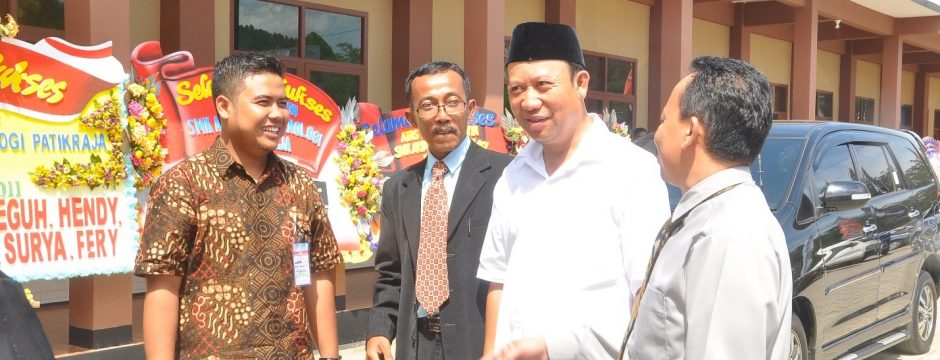 Peresmian SMK Aryasatya dihadiri oleh Bupati Banyumas